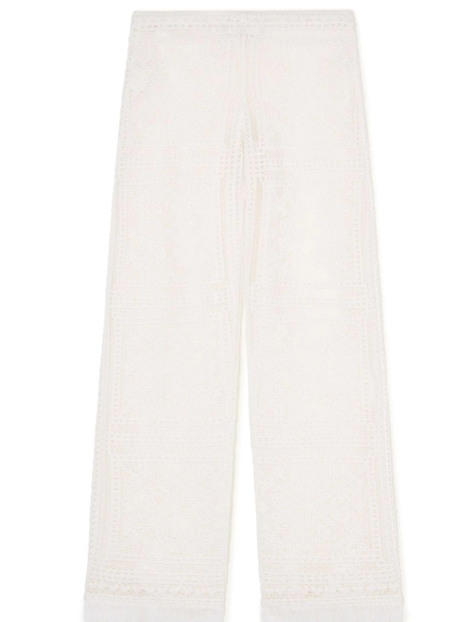 Affordable the Book Alanui Women straight-keg Kiss trousers by 0707
